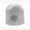 polarowa czapka "śnieżynka"